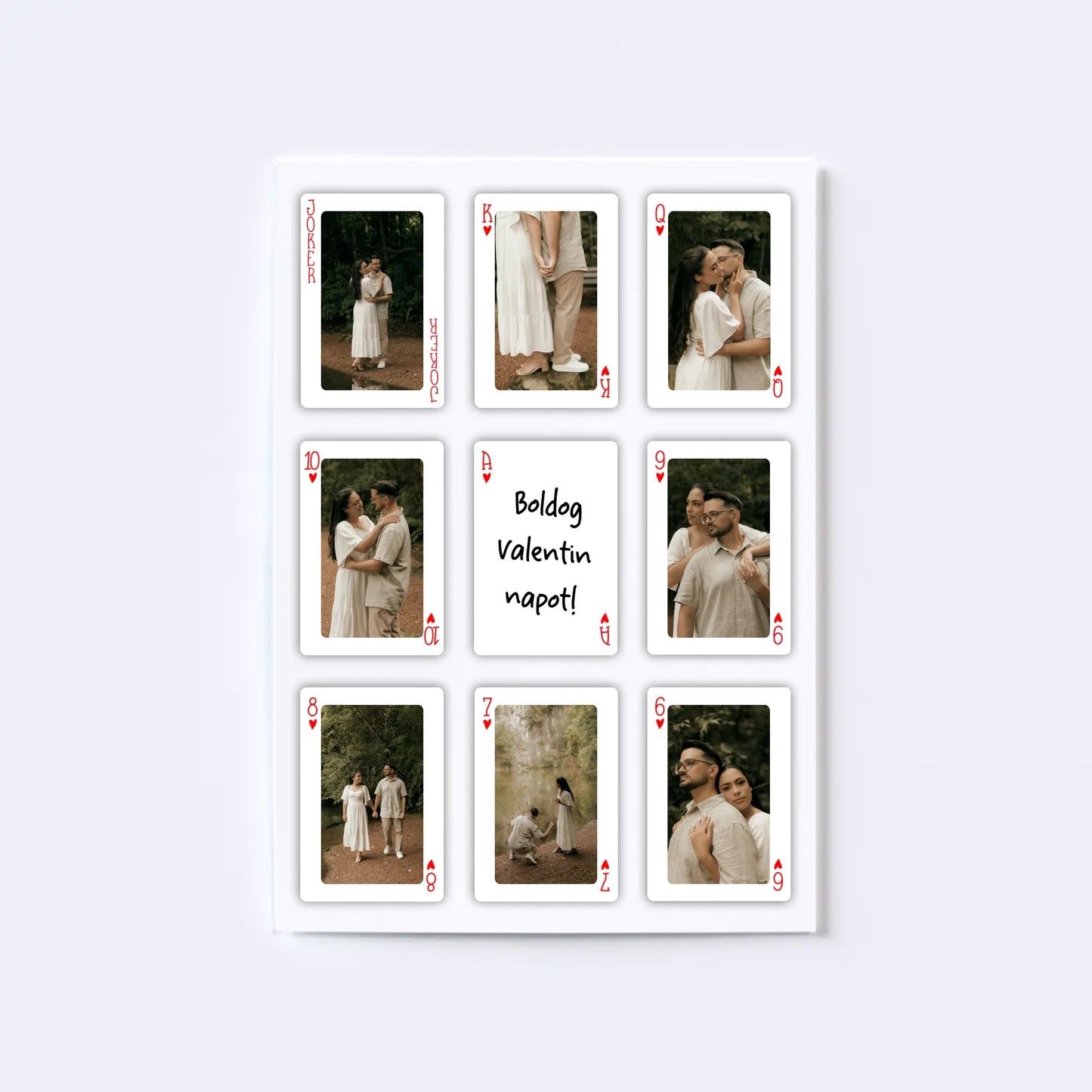 Kártyapakli Fotókollázs