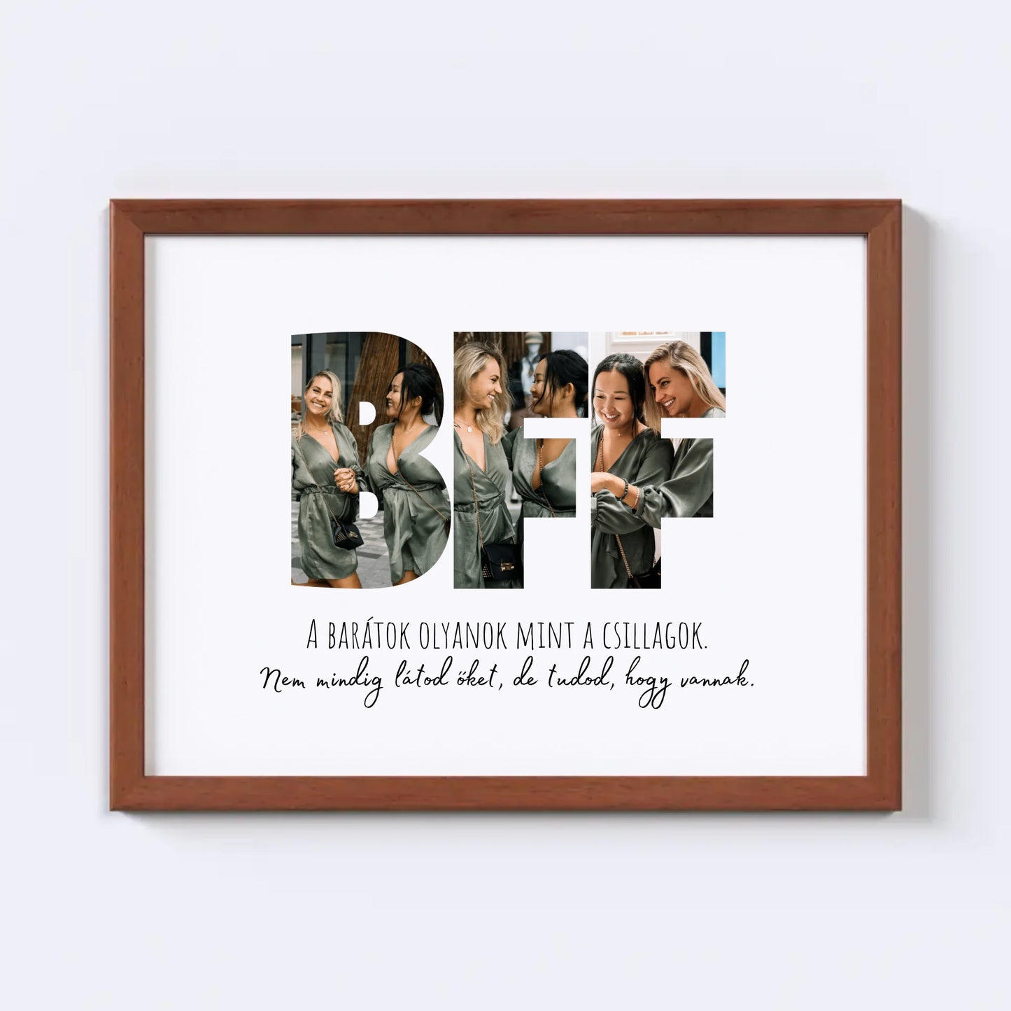 Legjobb Barát "BFF" Fotókollázs No.1