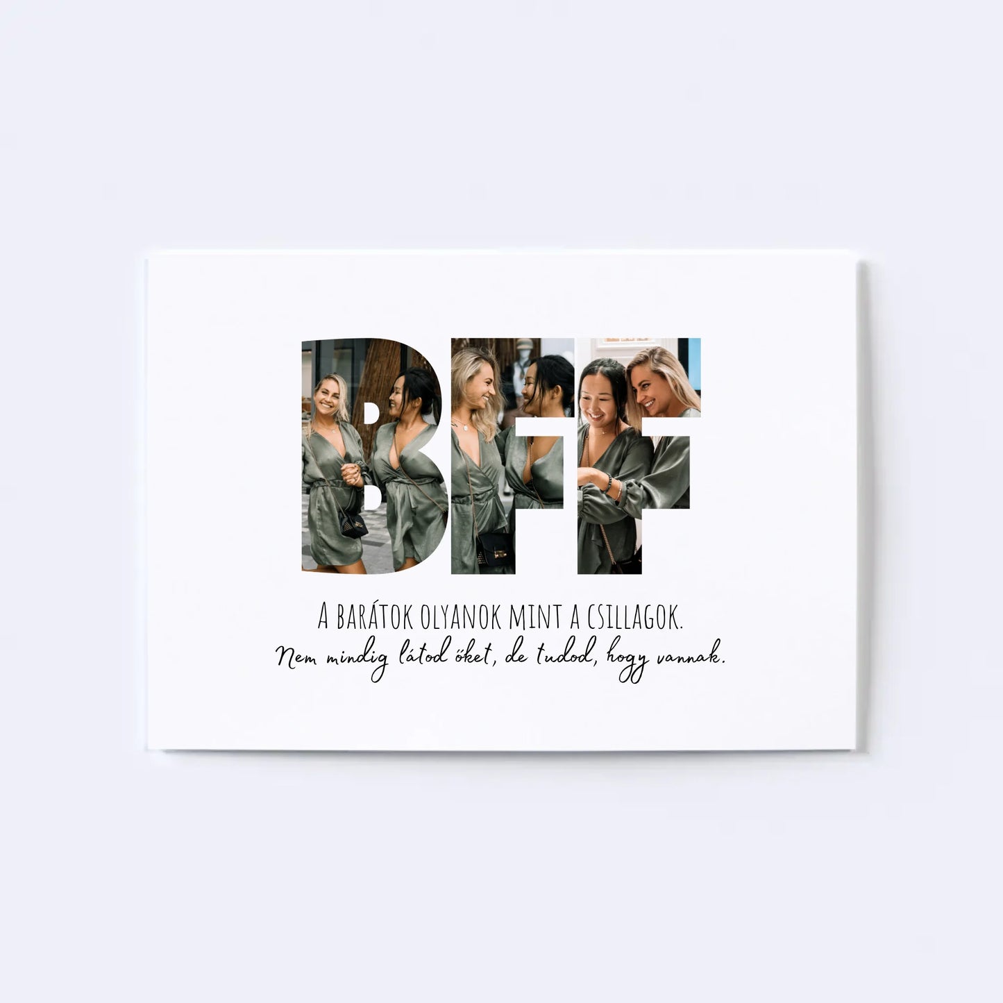 Legjobb Barát "BFF" Fotókollázs No.1