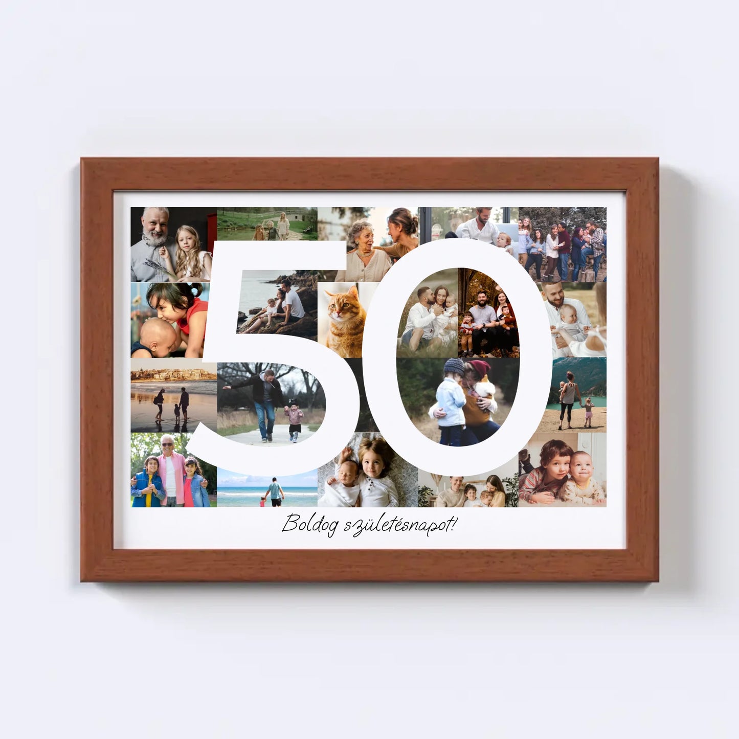 50 Születésnap Fotókollázs