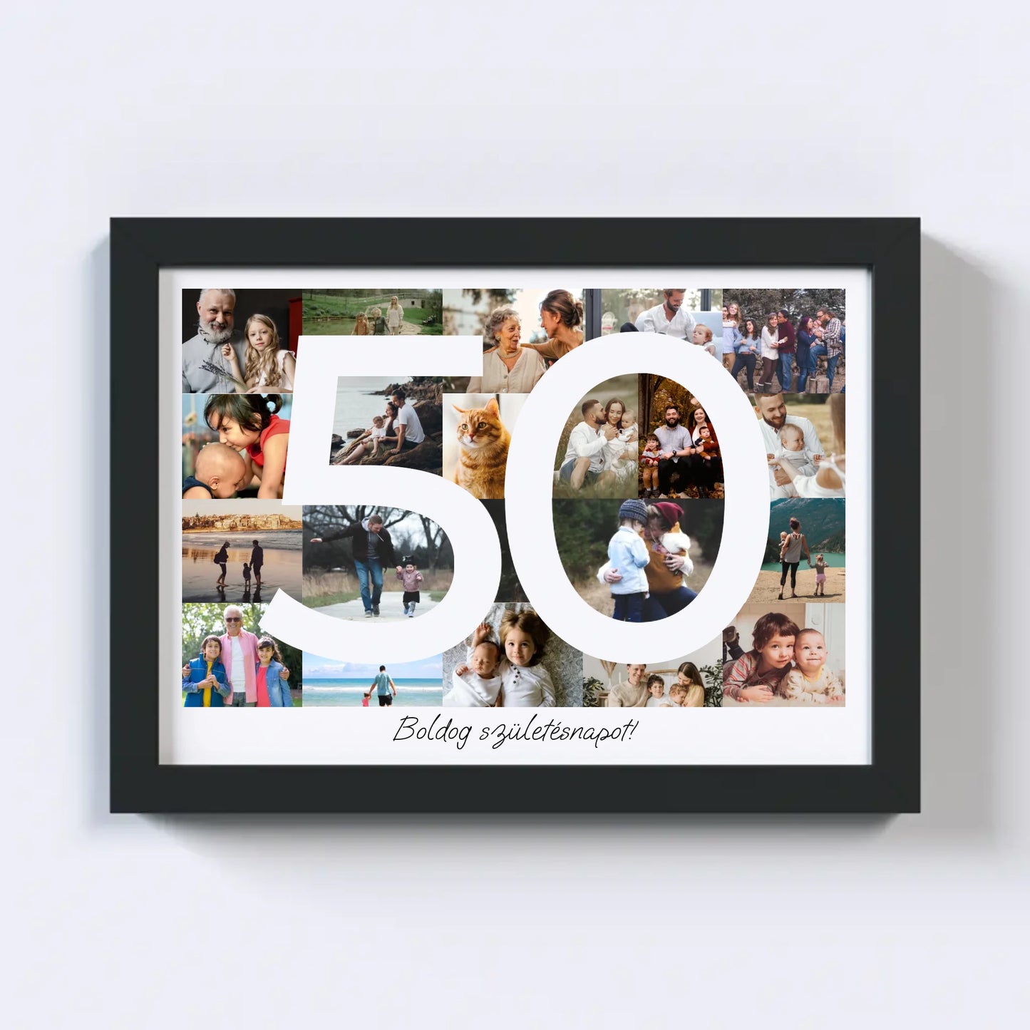 50 Születésnap Fotókollázs