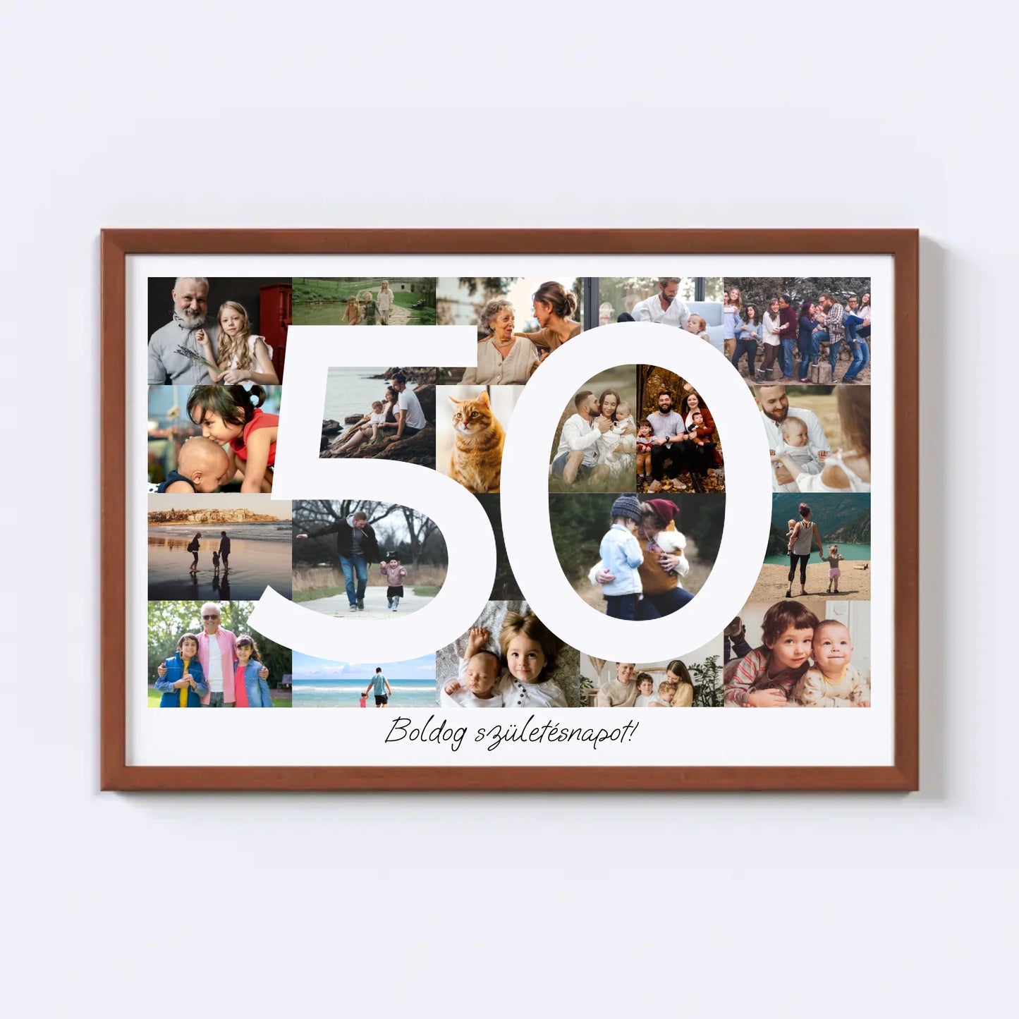 50 Születésnap Fotókollázs