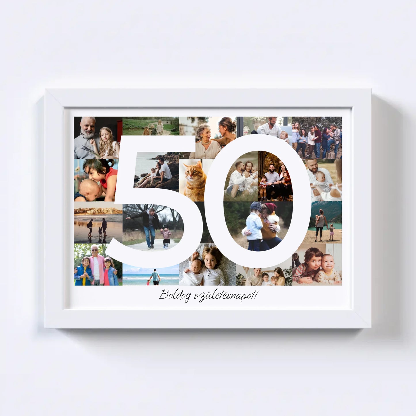 50 Születésnap Fotókollázs