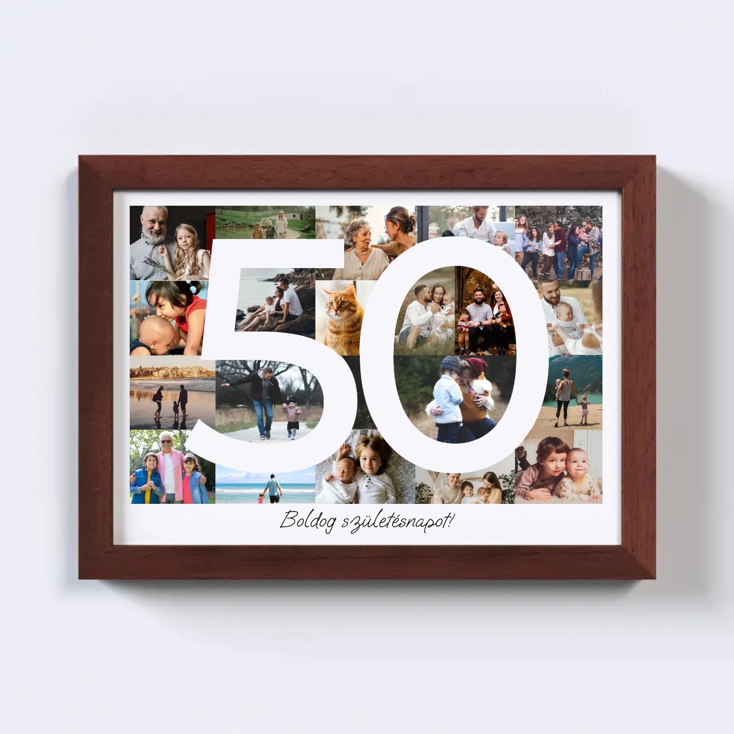 50 Születésnap Fotókollázs