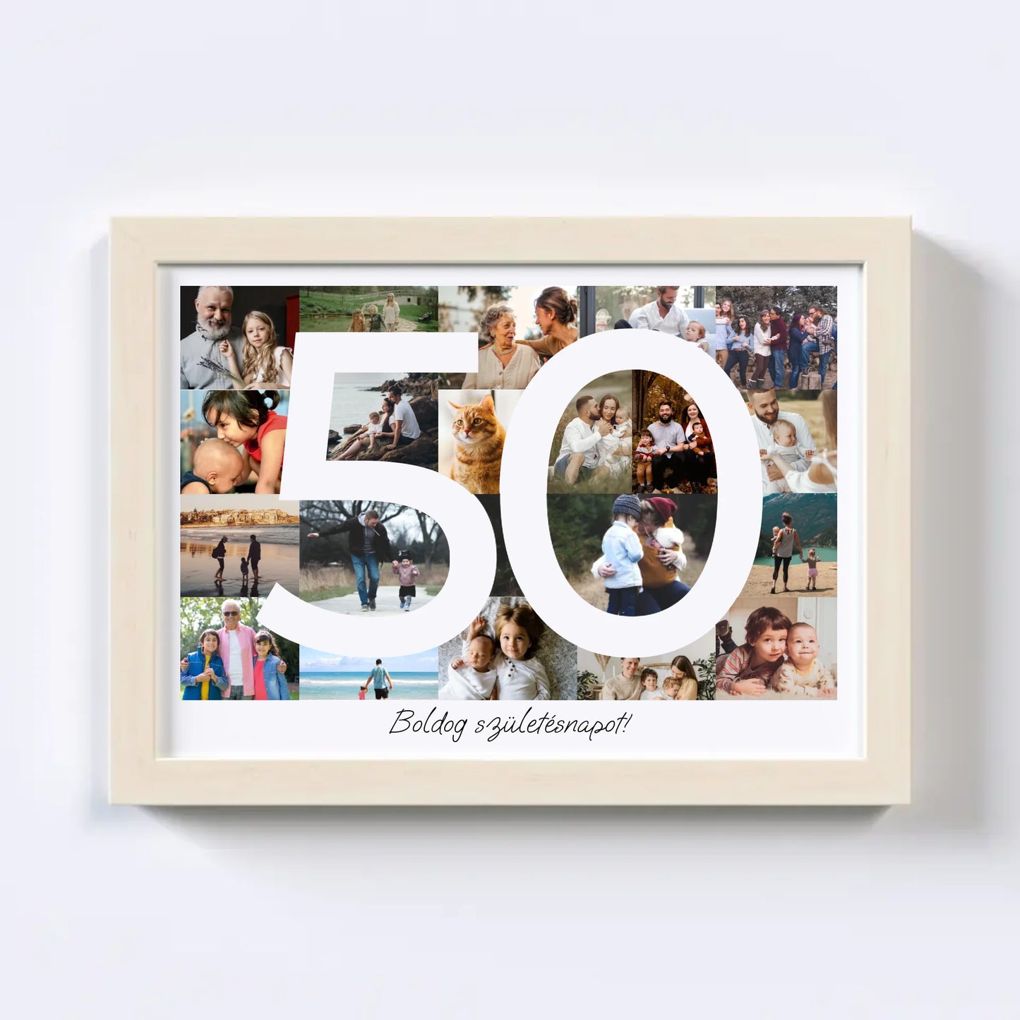 50 Születésnap Fotókollázs