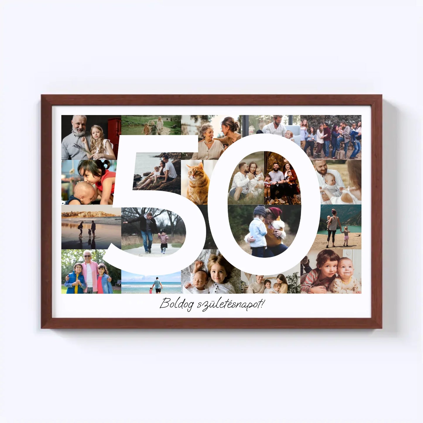 50 Születésnap Fotókollázs