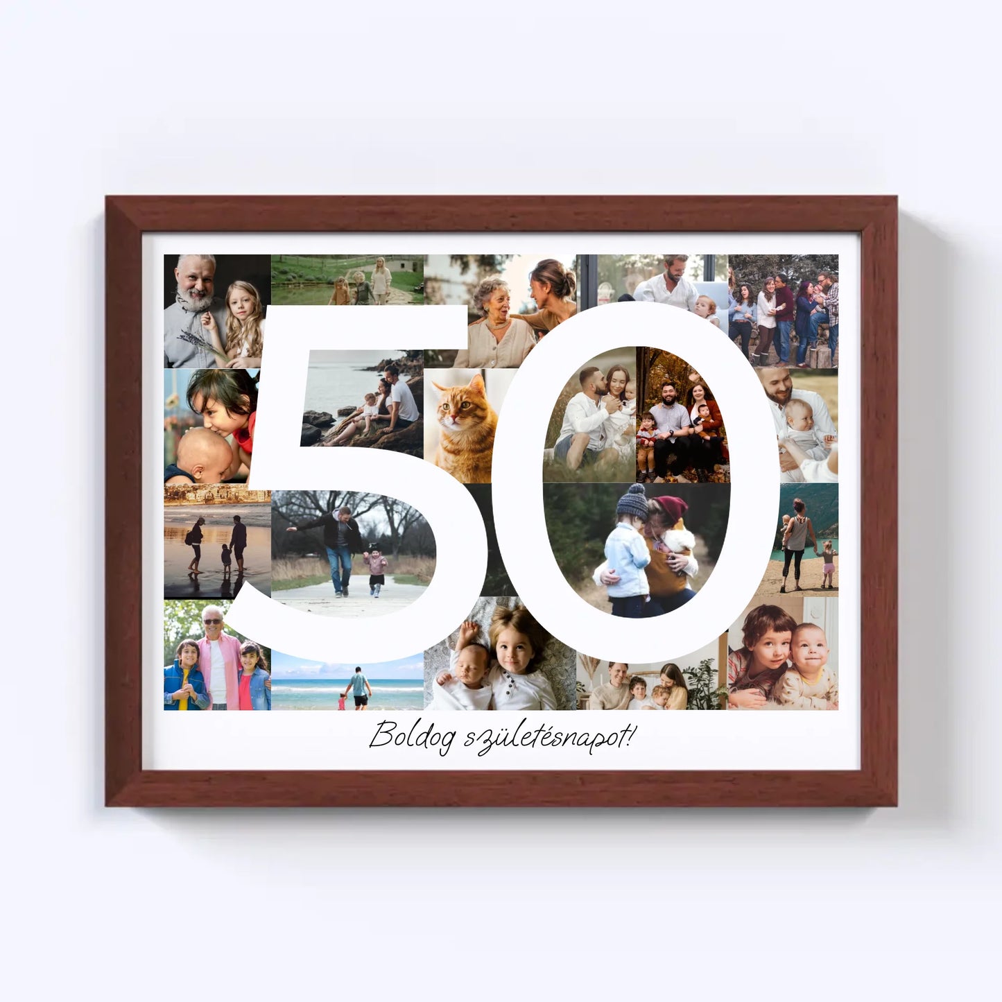 50 Születésnap Fotókollázs