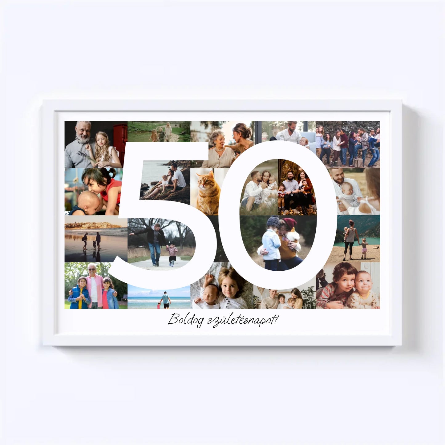 50 Születésnap Fotókollázs