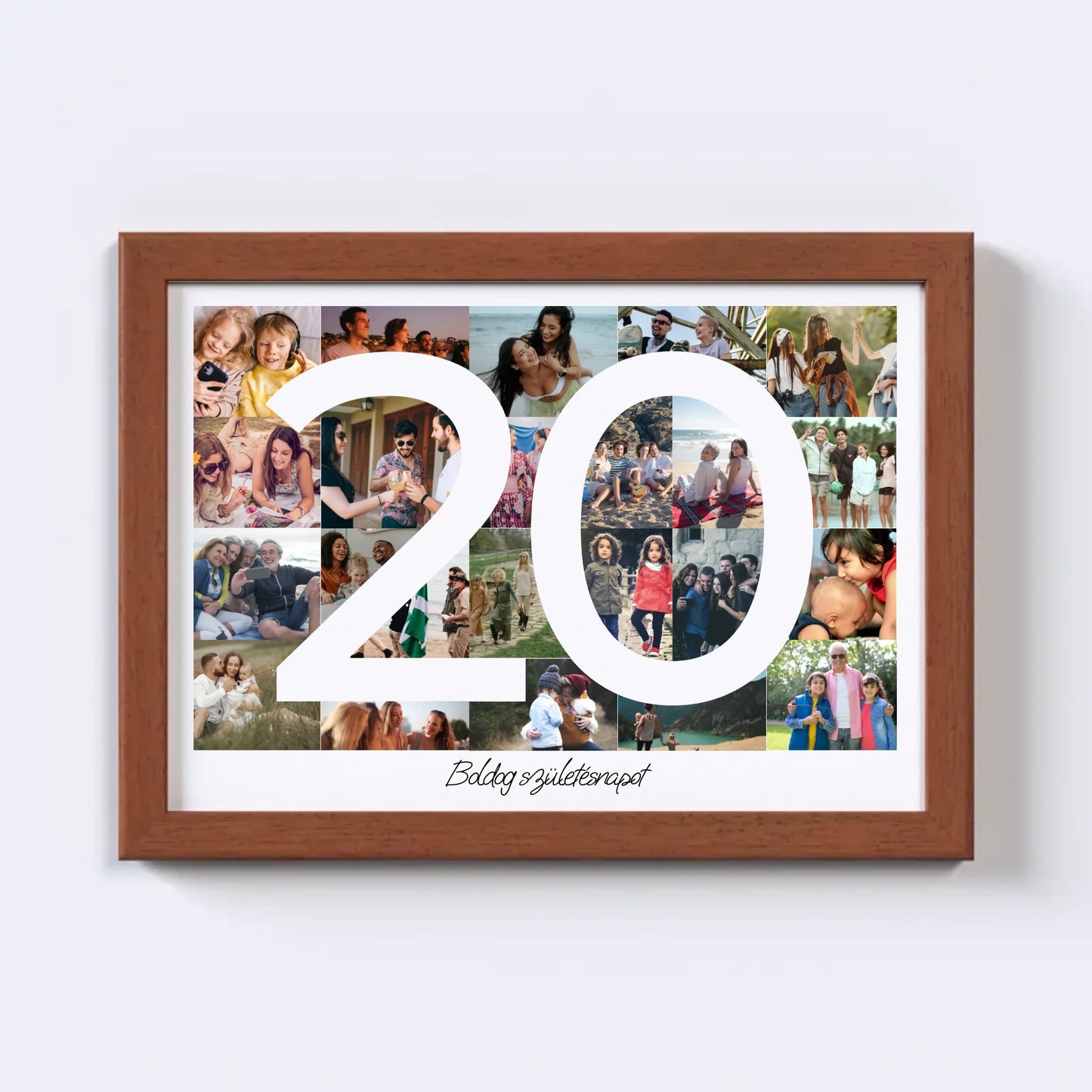 20 Születésnap Fotókollázs