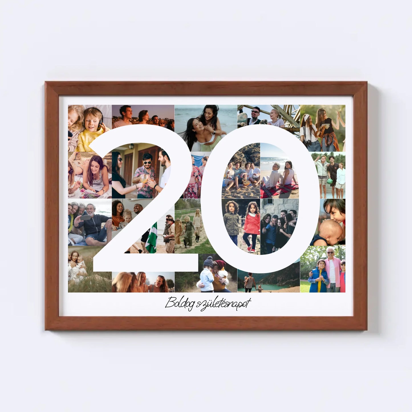 20 Születésnap Fotókollázs