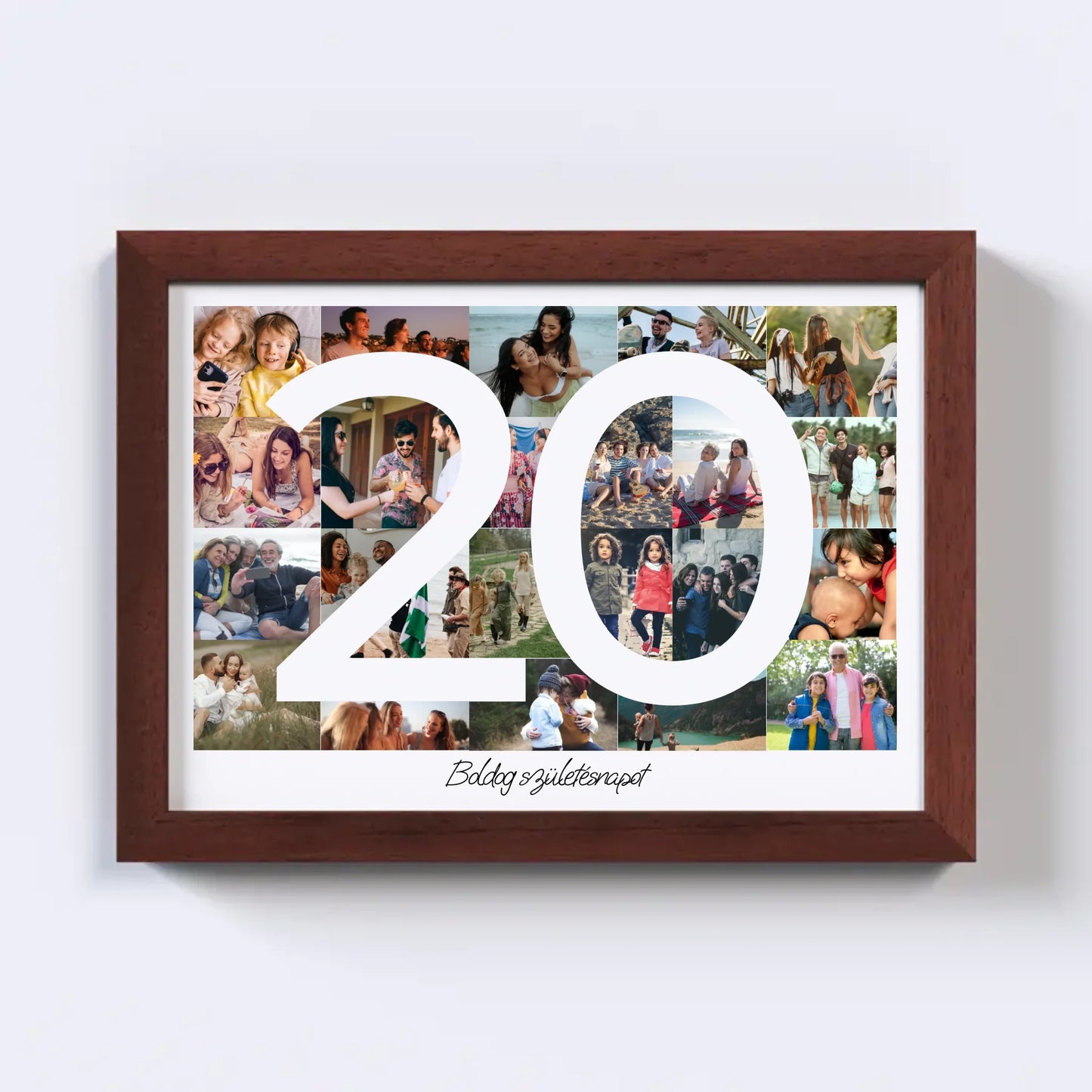 20 Születésnap Fotókollázs