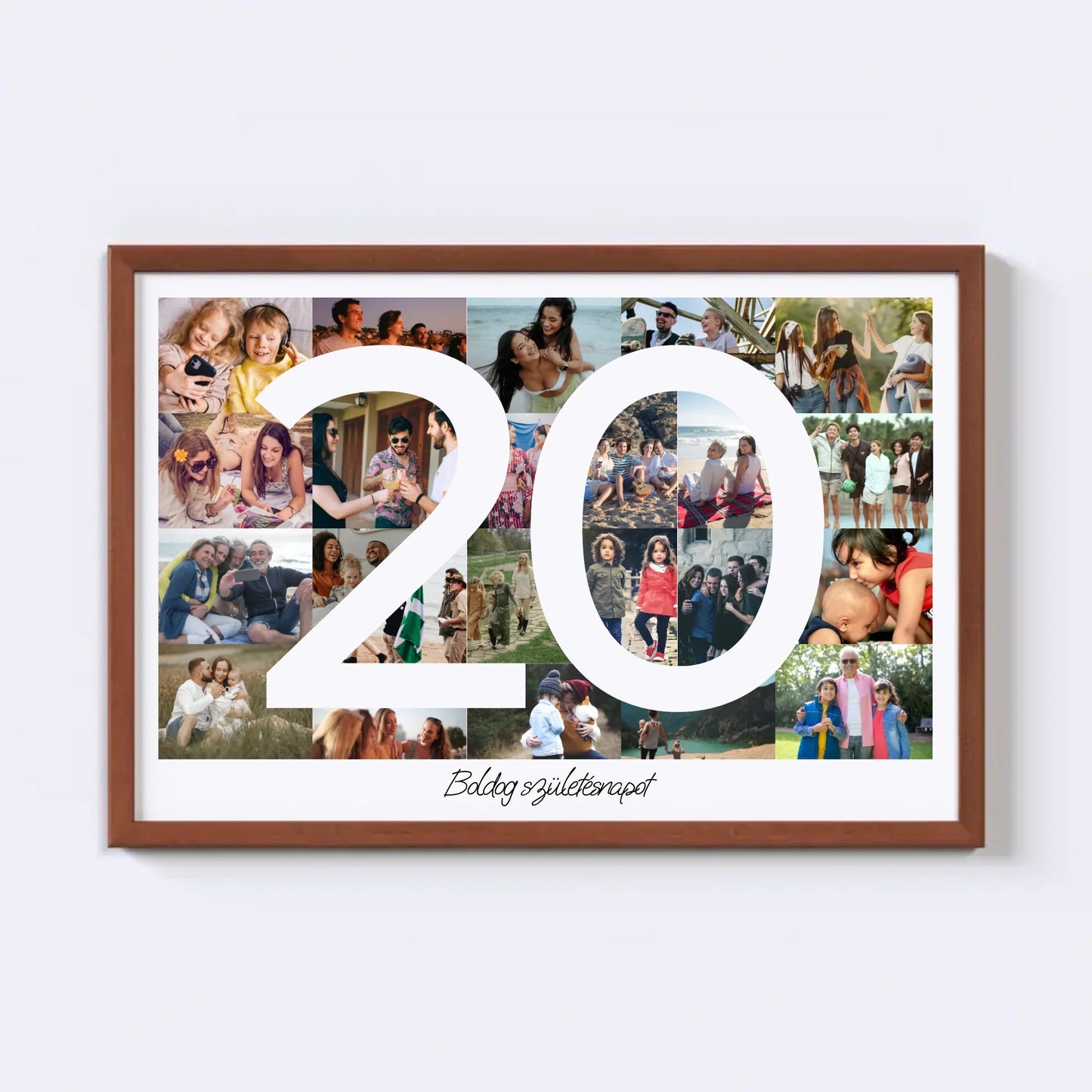 20 Születésnap Fotókollázs