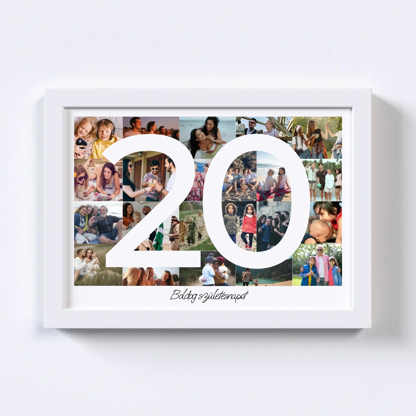 20 Születésnap Fotókollázs