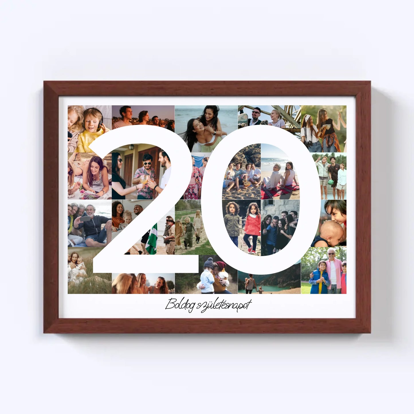 20 Születésnap Fotókollázs