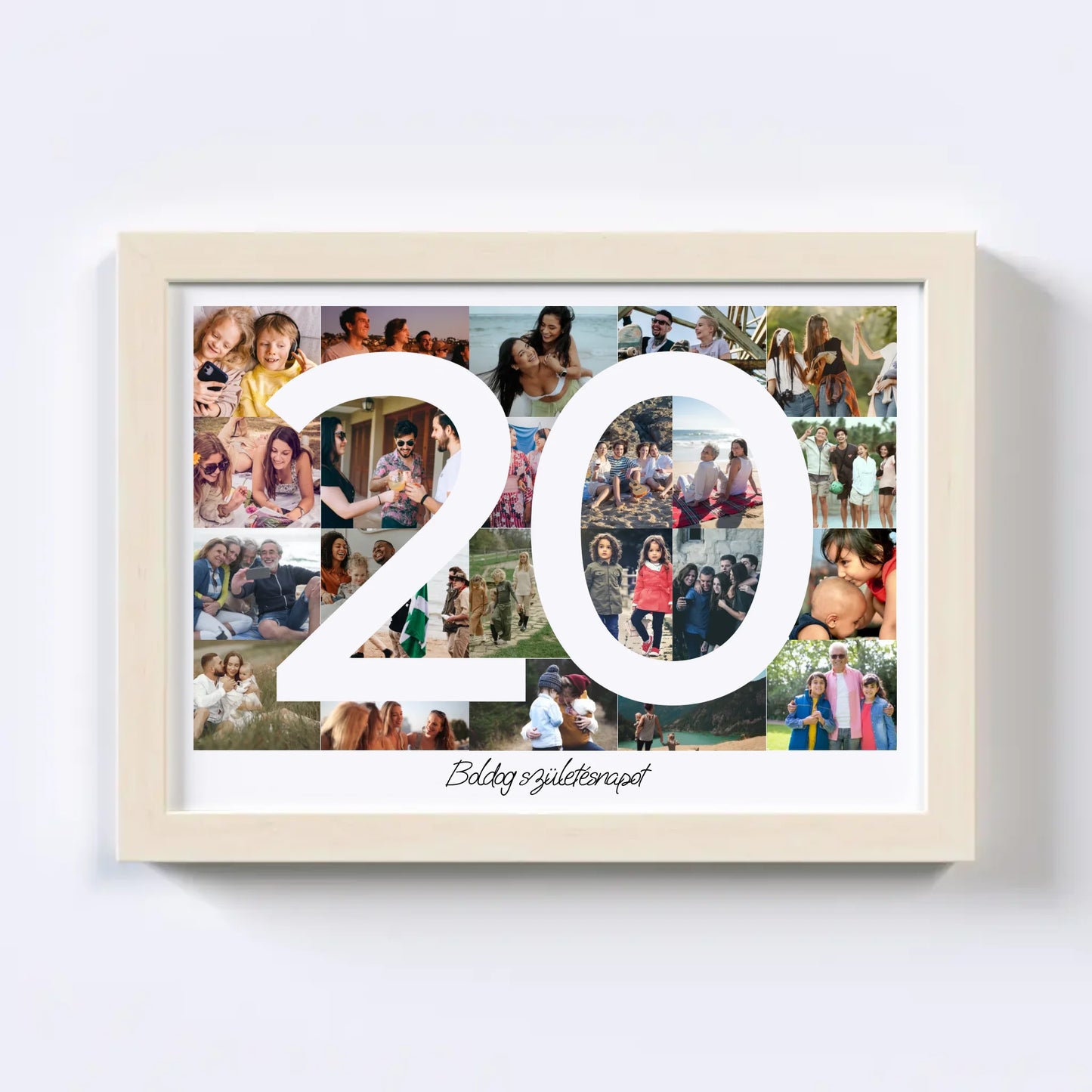 20 Születésnap Fotókollázs