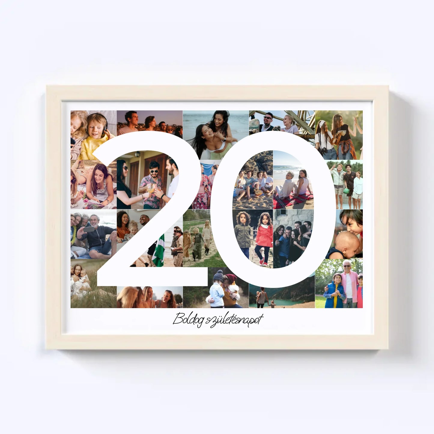 20 Születésnap Fotókollázs