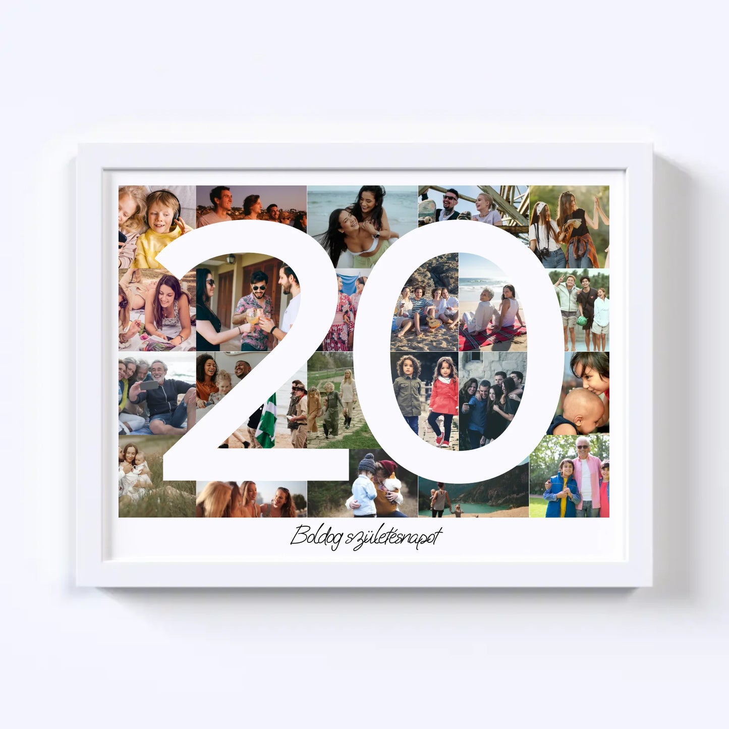 20 Születésnap Fotókollázs