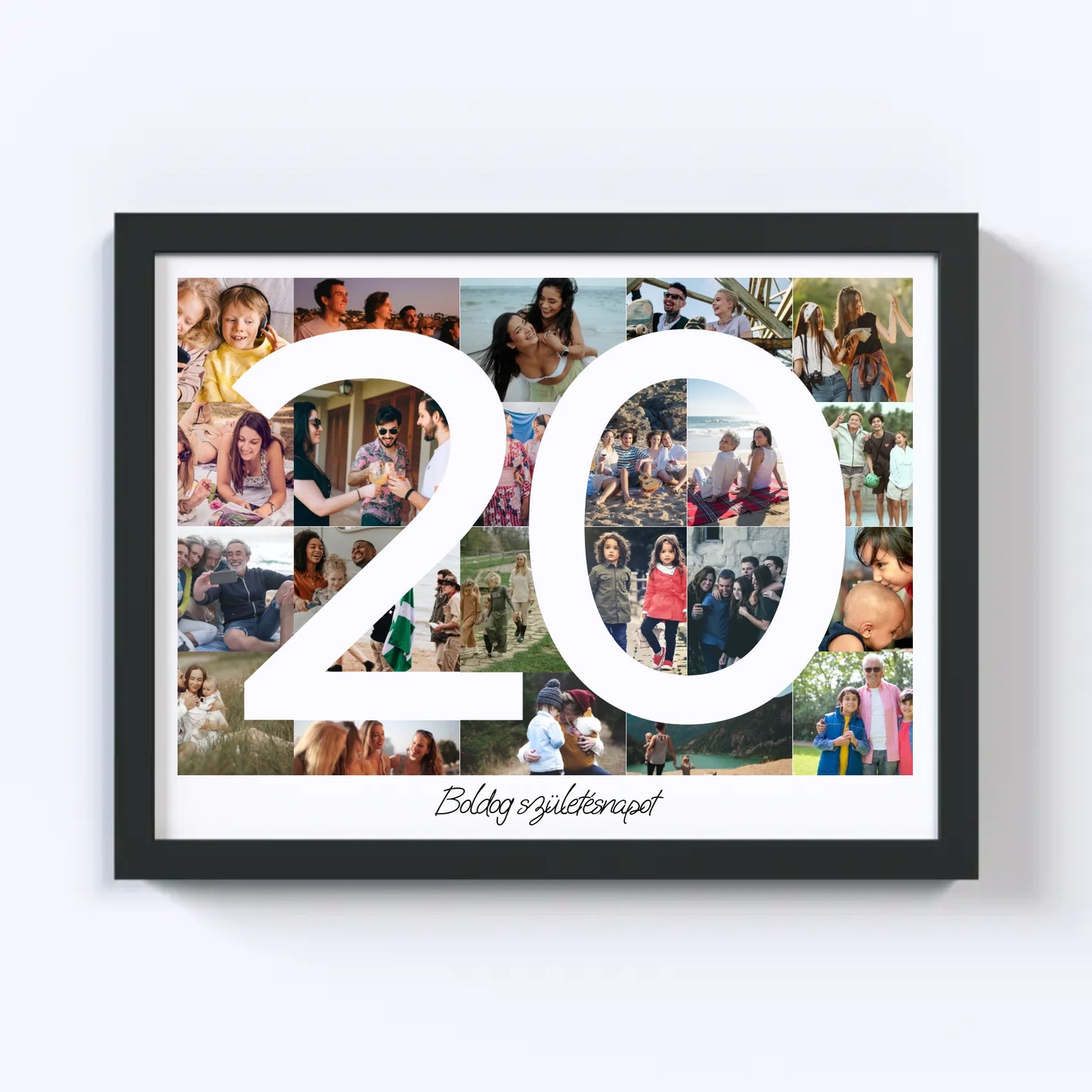 20 Születésnap Fotókollázs