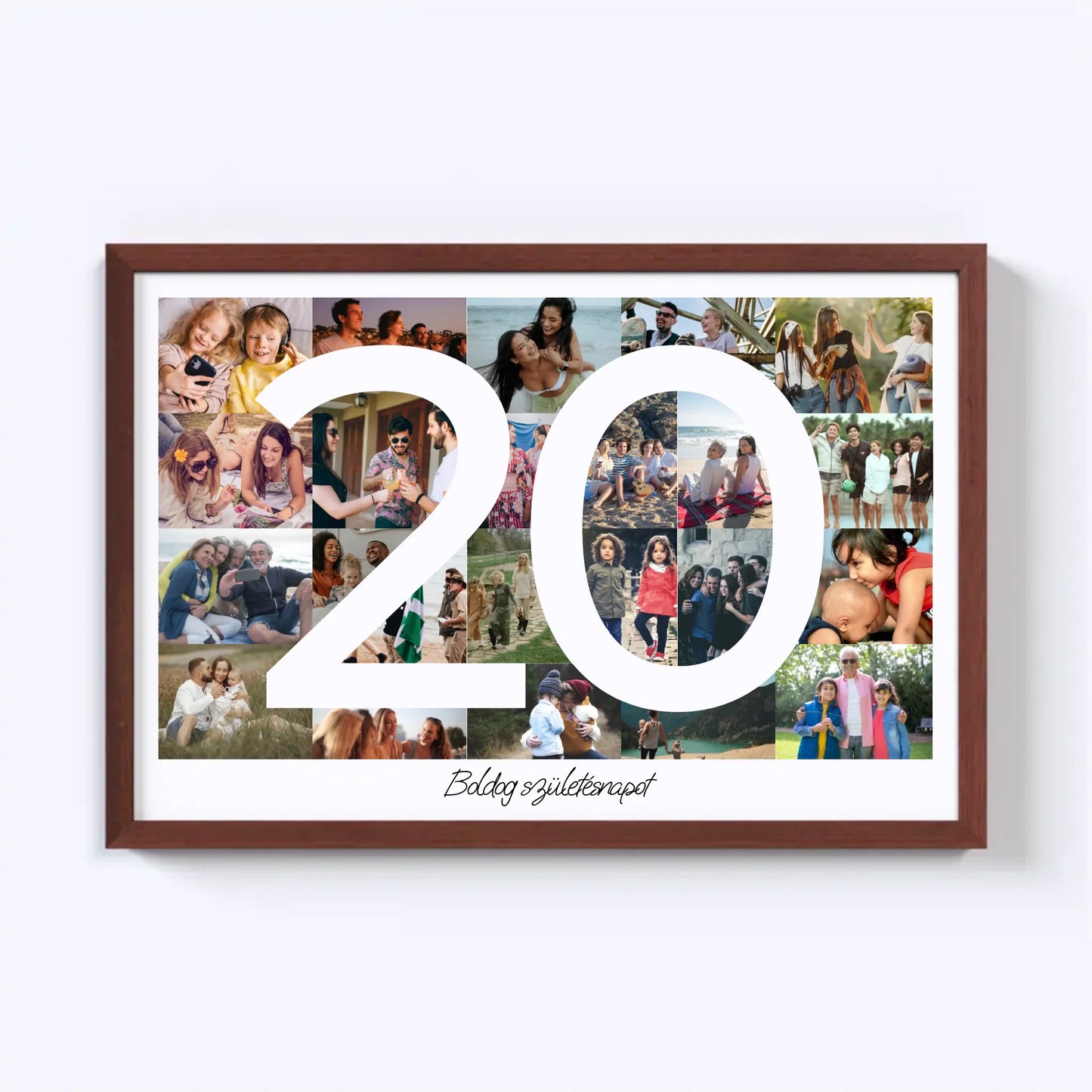 20 Születésnap Fotókollázs