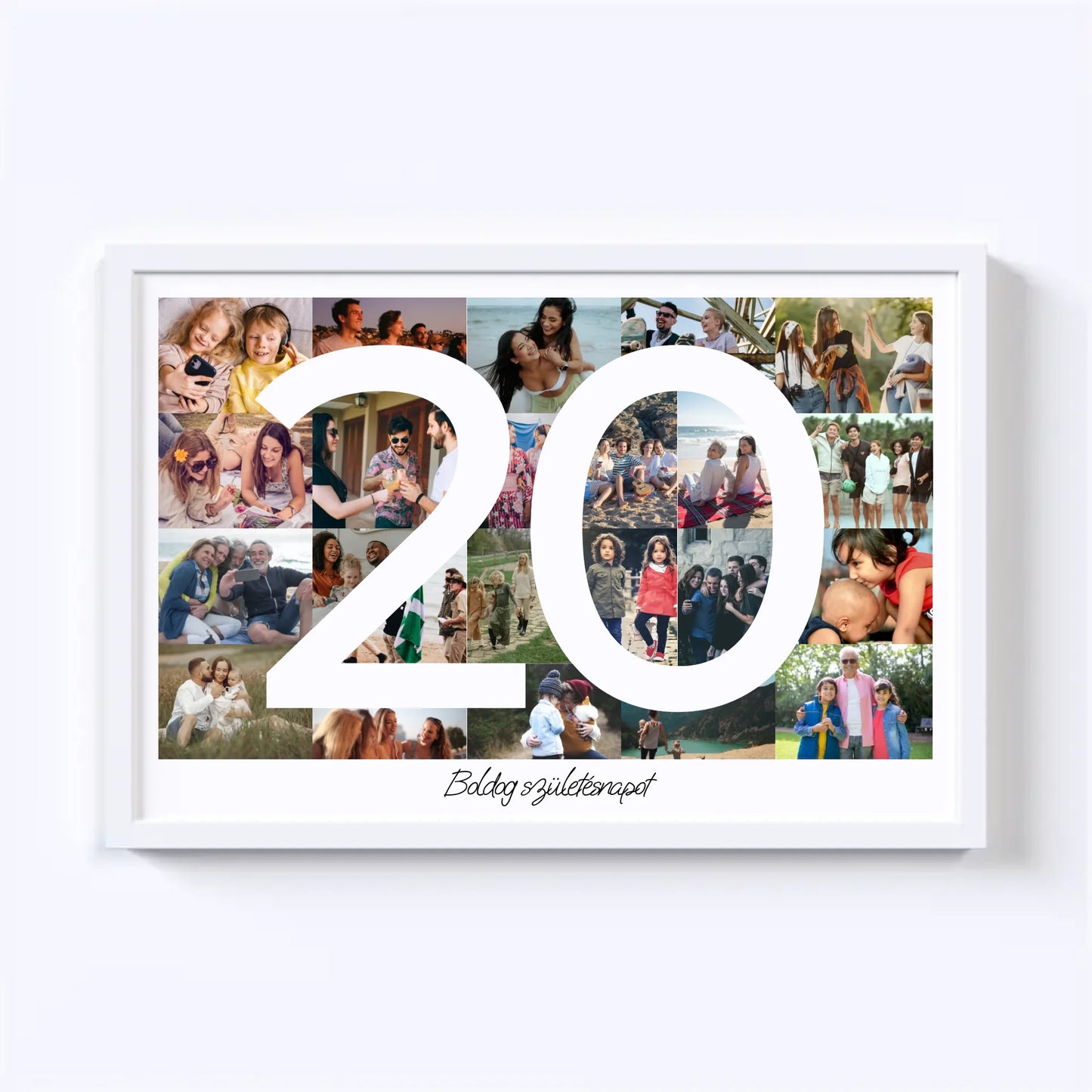 20 Születésnap Fotókollázs