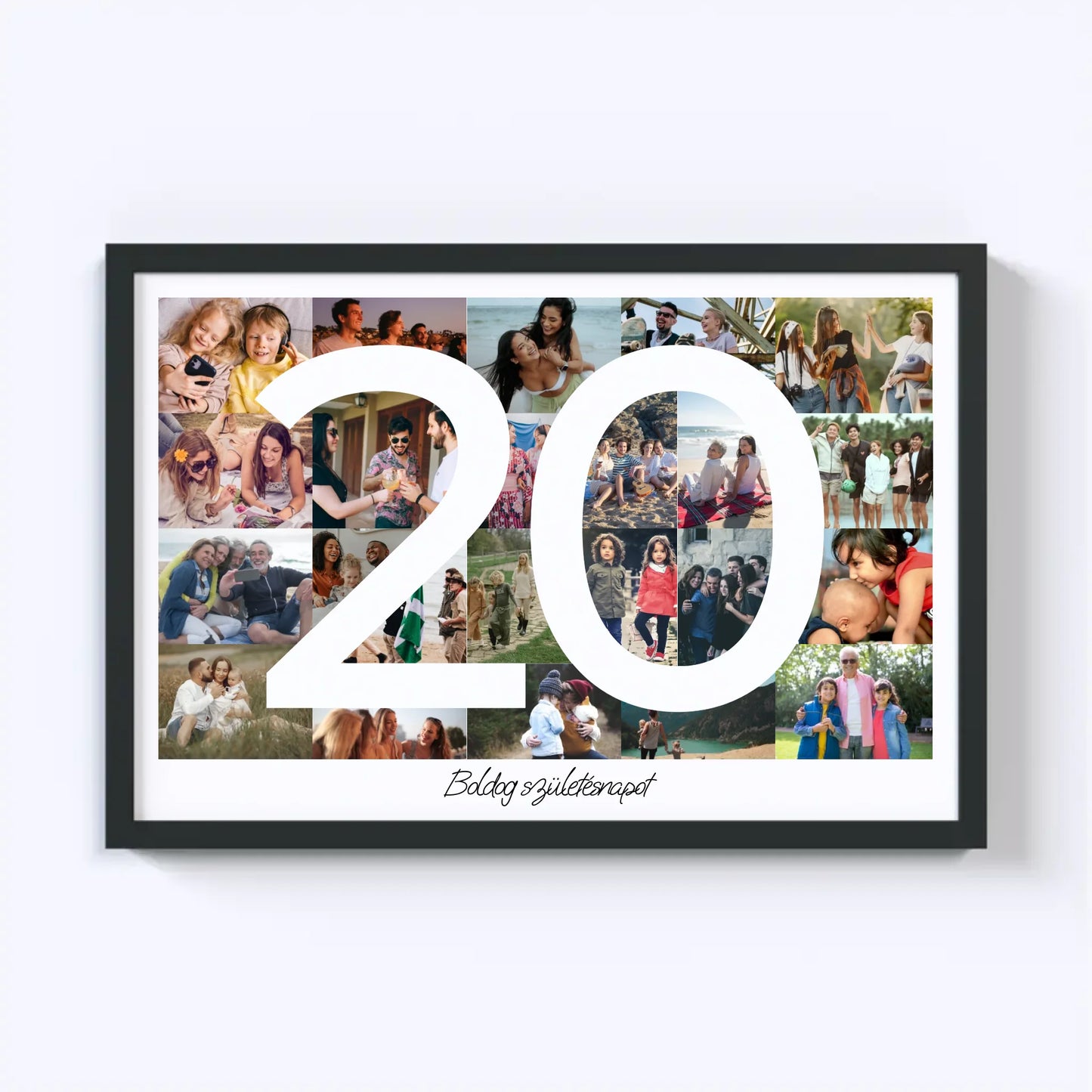 20 Születésnap Fotókollázs
