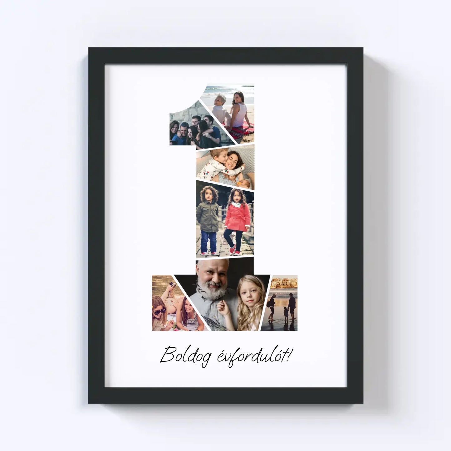 Egyedi Szám Fotókollázs (0-9)