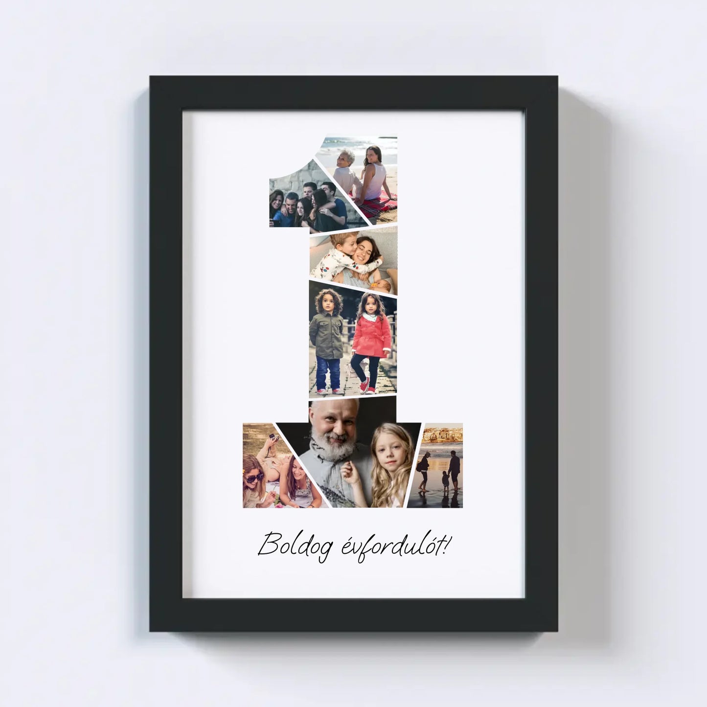 Egyedi Szám Fotókollázs (0-9)