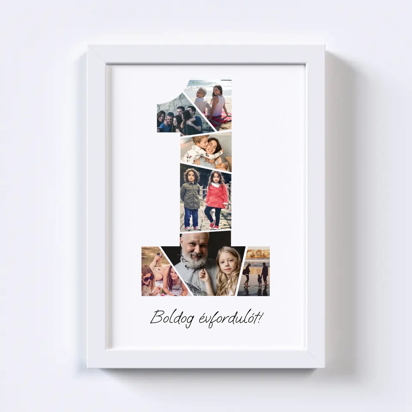 Egyedi Szám Fotókollázs (0-9)