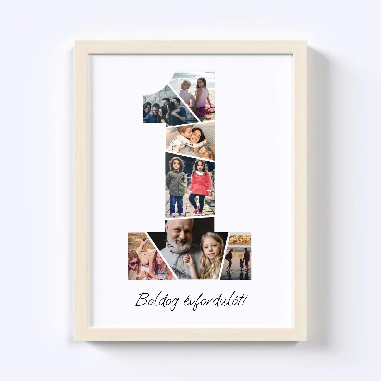 Egyedi Szám Fotókollázs (0-9)