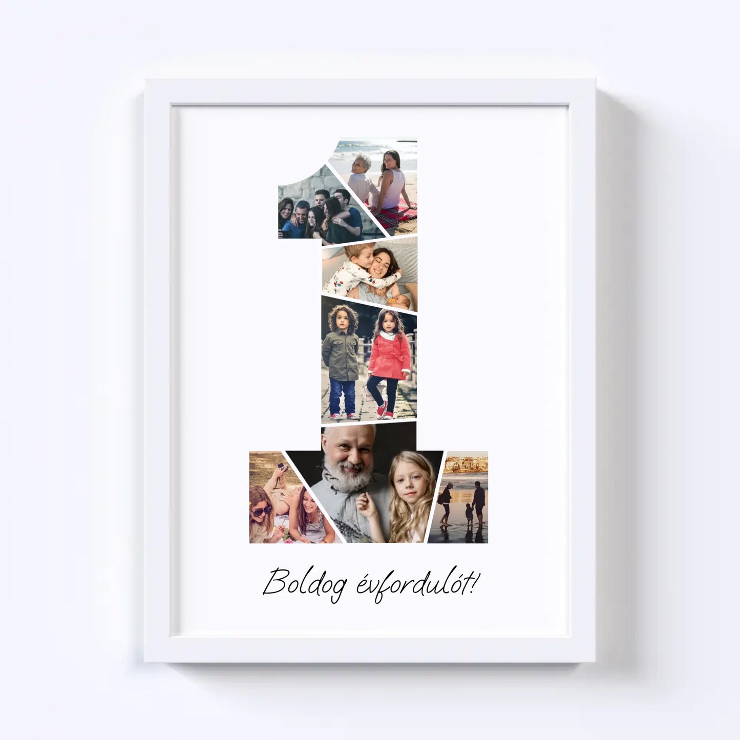 Egyedi Szám Fotókollázs (0-9)