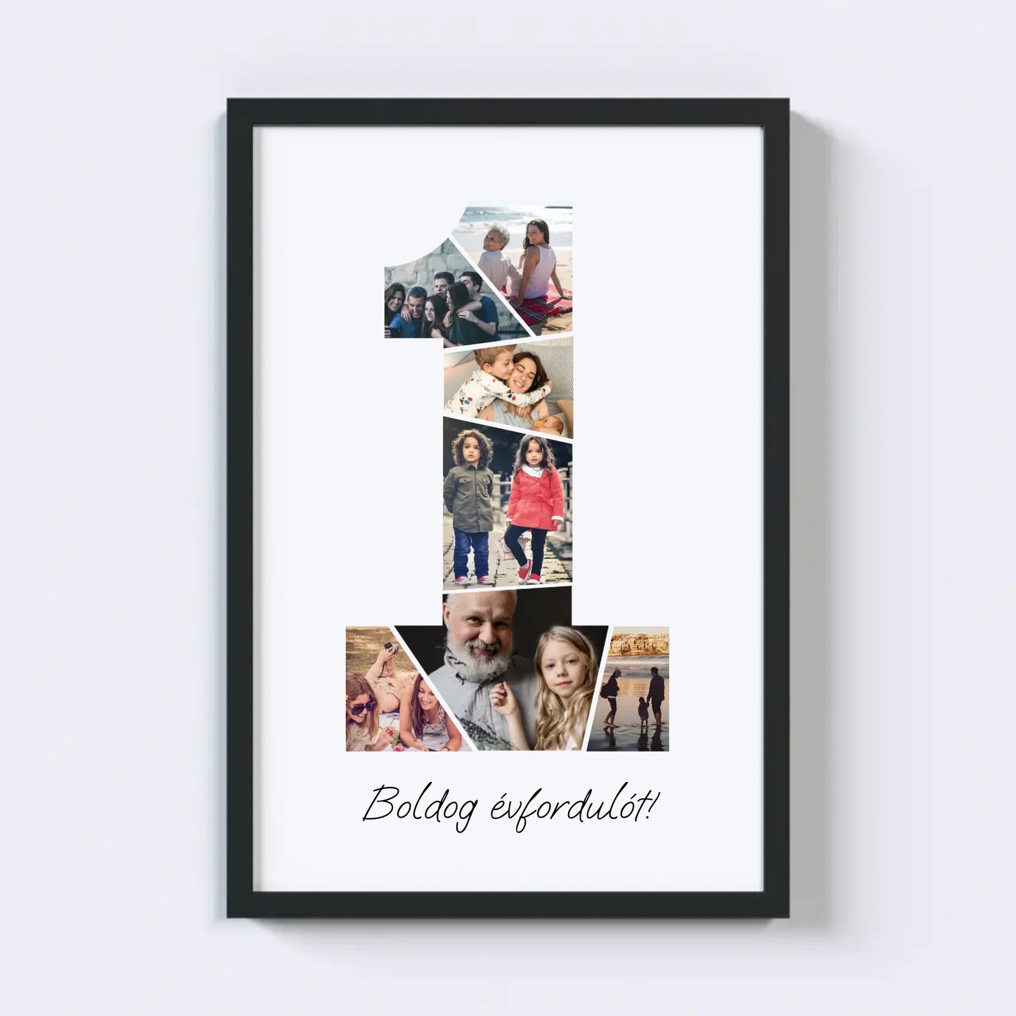 Egyedi Szám Fotókollázs (0-9)