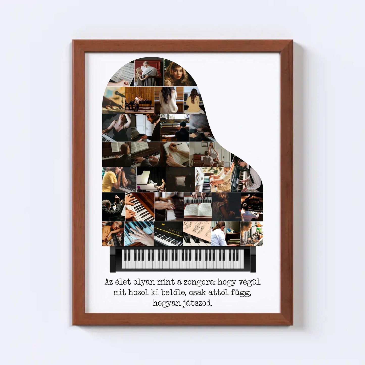 Zongora Fotókollázs - 32 Képes