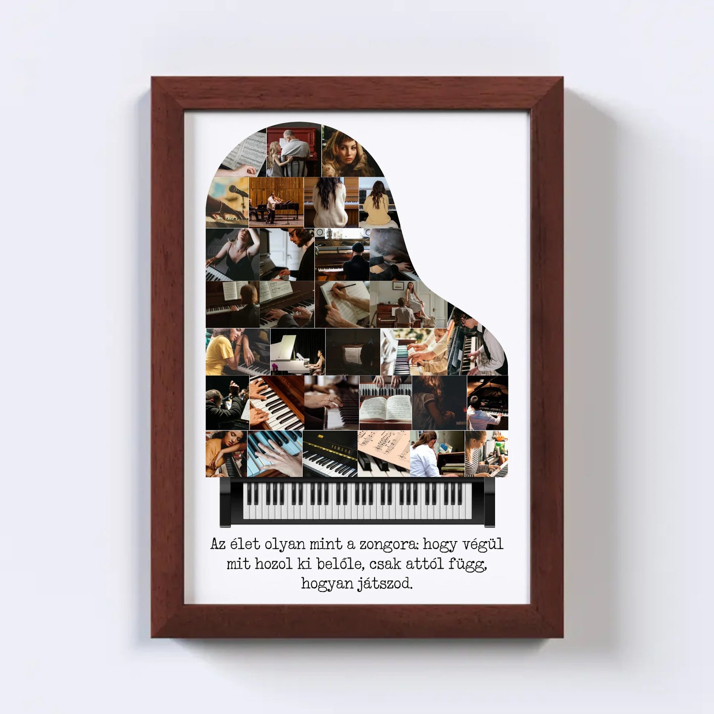 Zongora Fotókollázs - 32 Képes