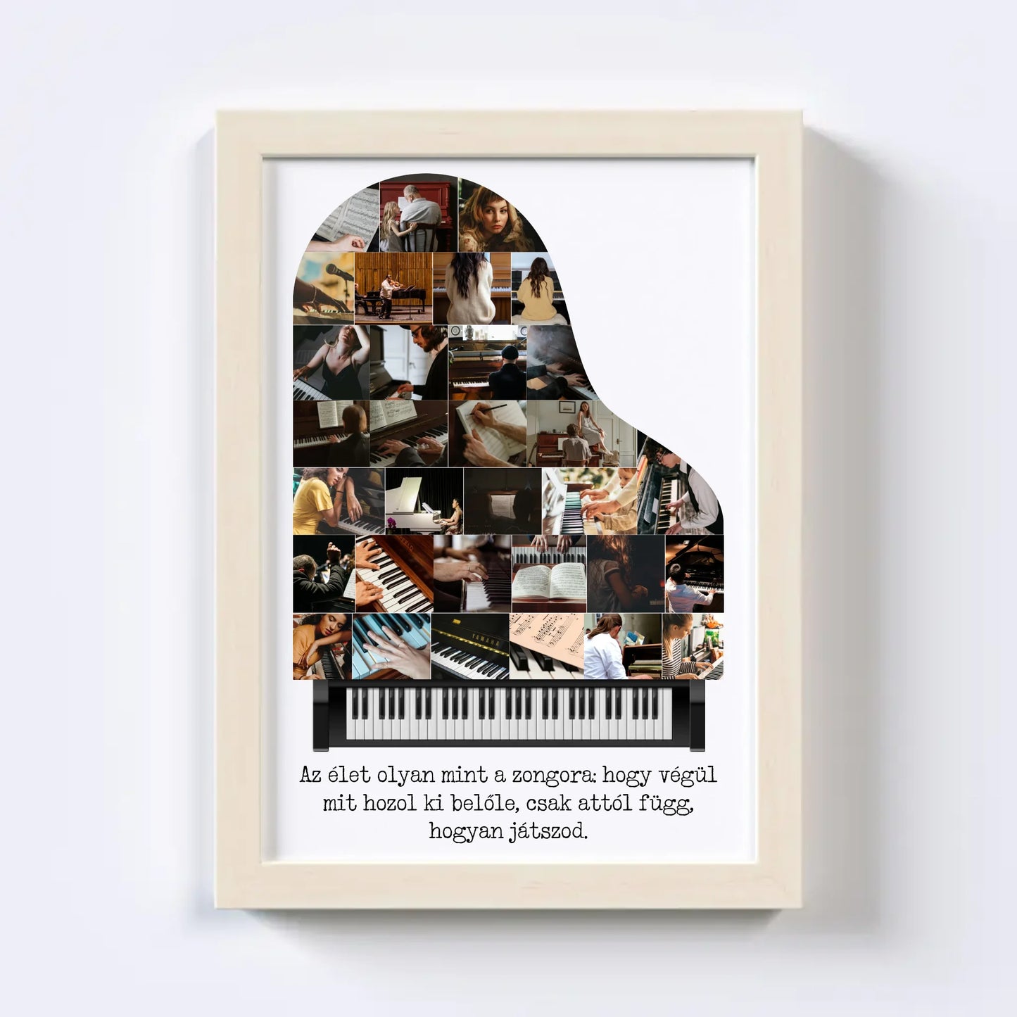 Zongora Fotókollázs - 32 Képes