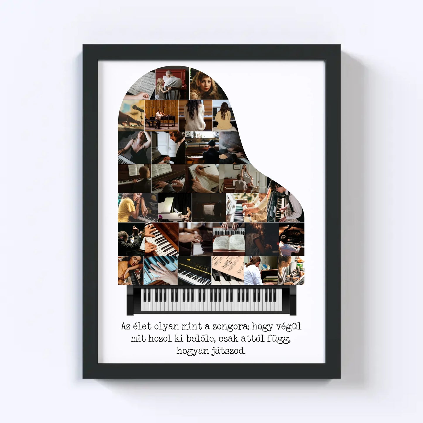 Zongora Fotókollázs - 32 Képes