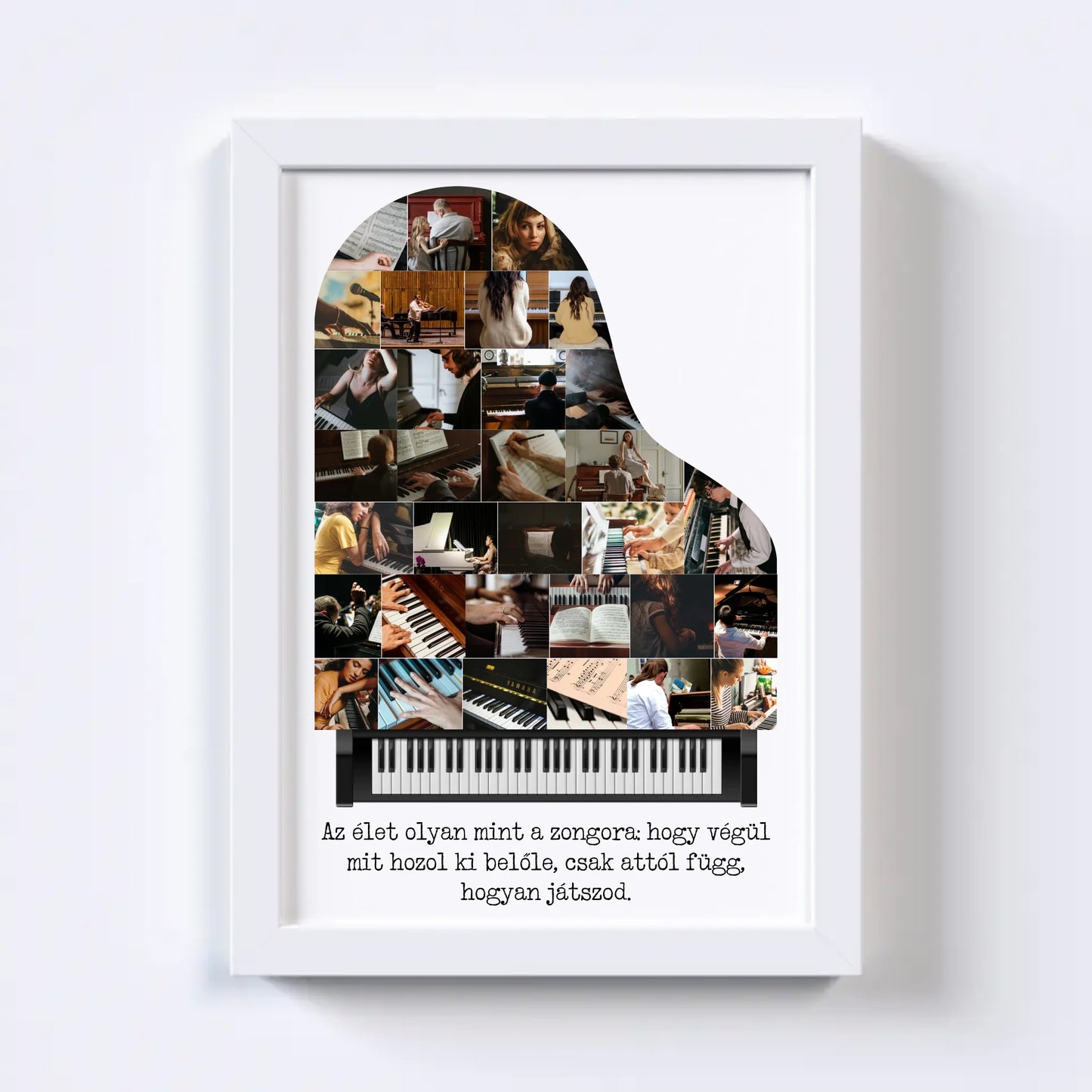 Zongora Fotókollázs - 32 Képes