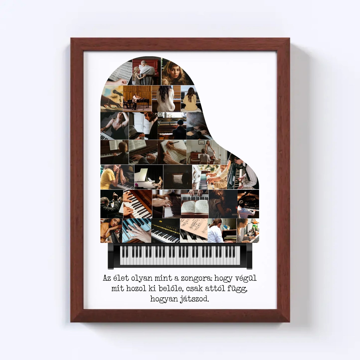 Zongora Fotókollázs - 32 Képes