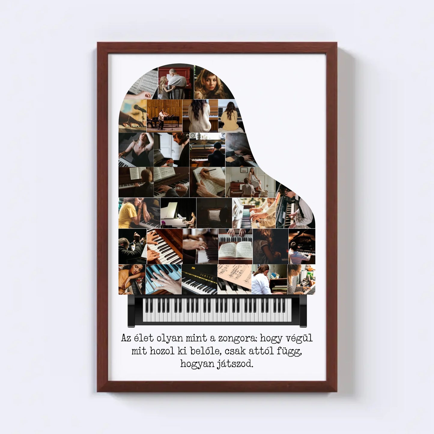 Zongora Fotókollázs - 32 Képes