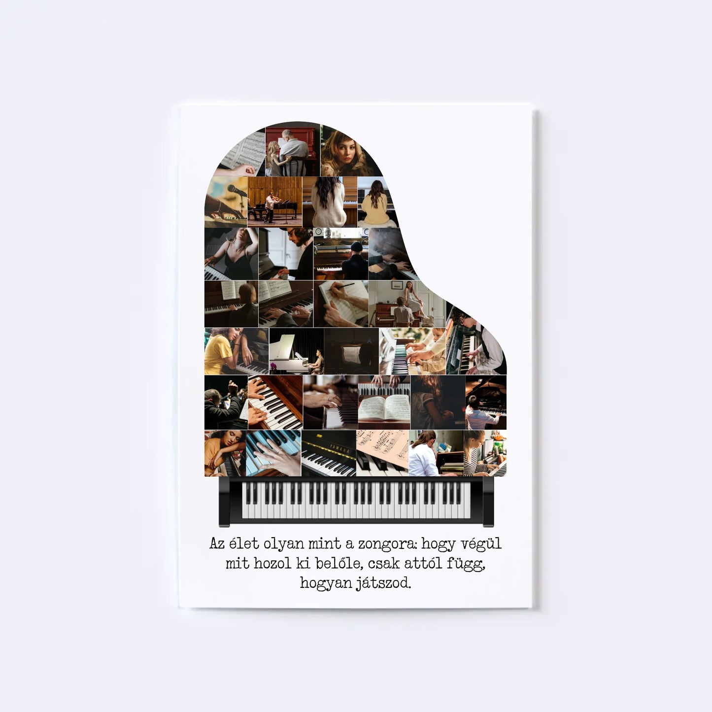 Zongora Fotókollázs - 32 Képes