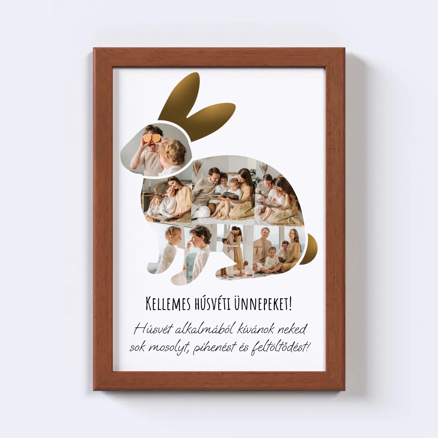 Húsvéti Nyuszi Fotókollázs