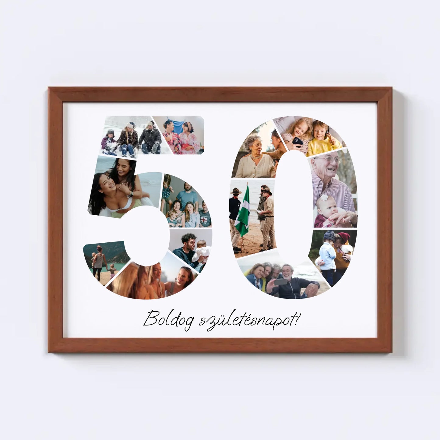 Ötvenes Születésnap Fotókollázs (50-59)