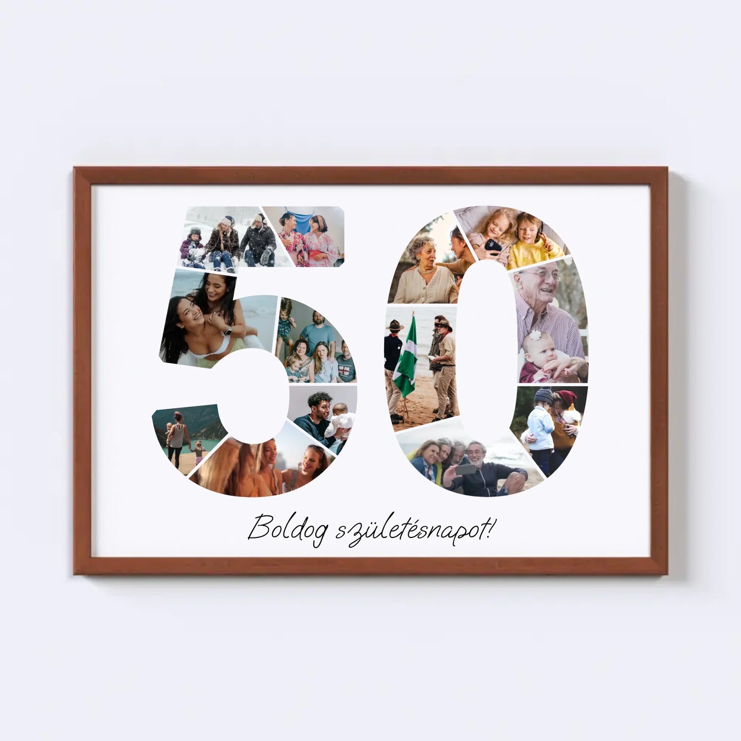 Ötvenes Születésnap Fotókollázs (50-59)