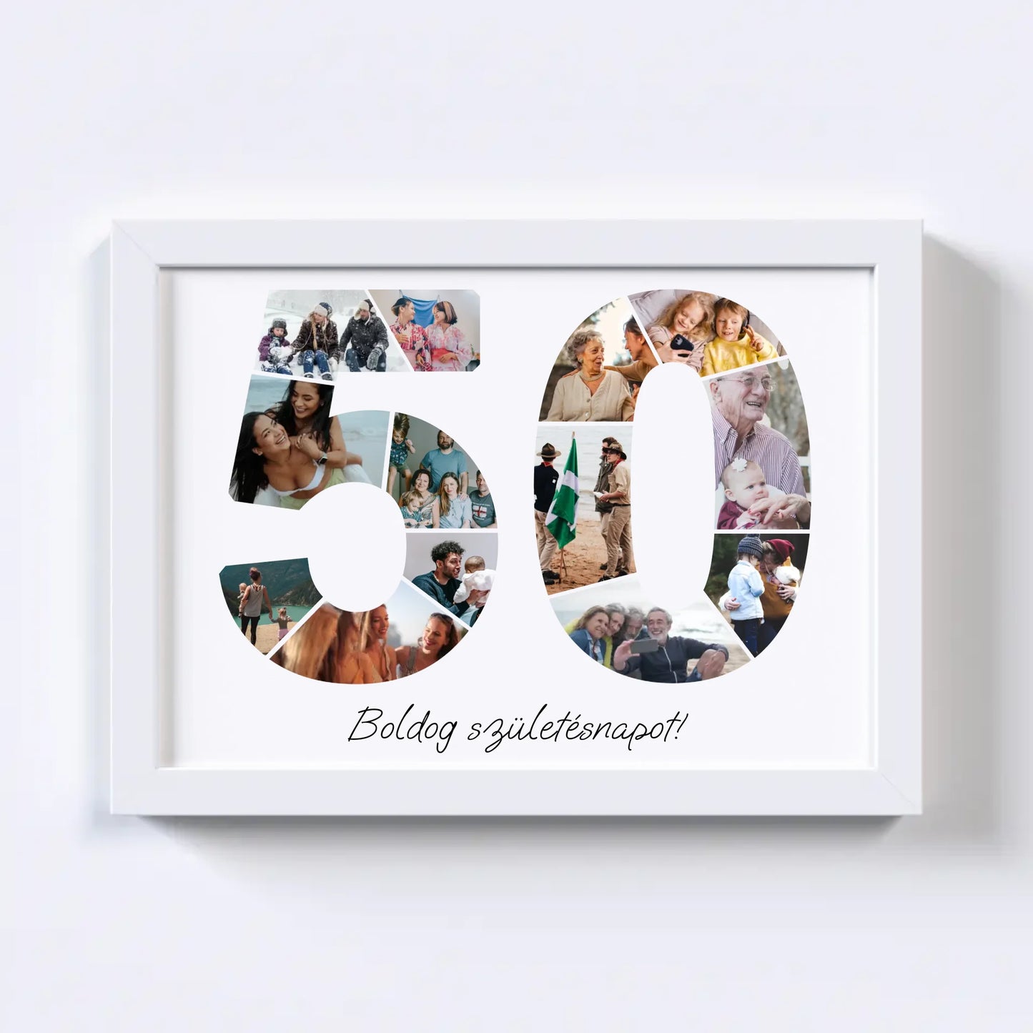 Ötvenes Születésnap Fotókollázs (50-59)