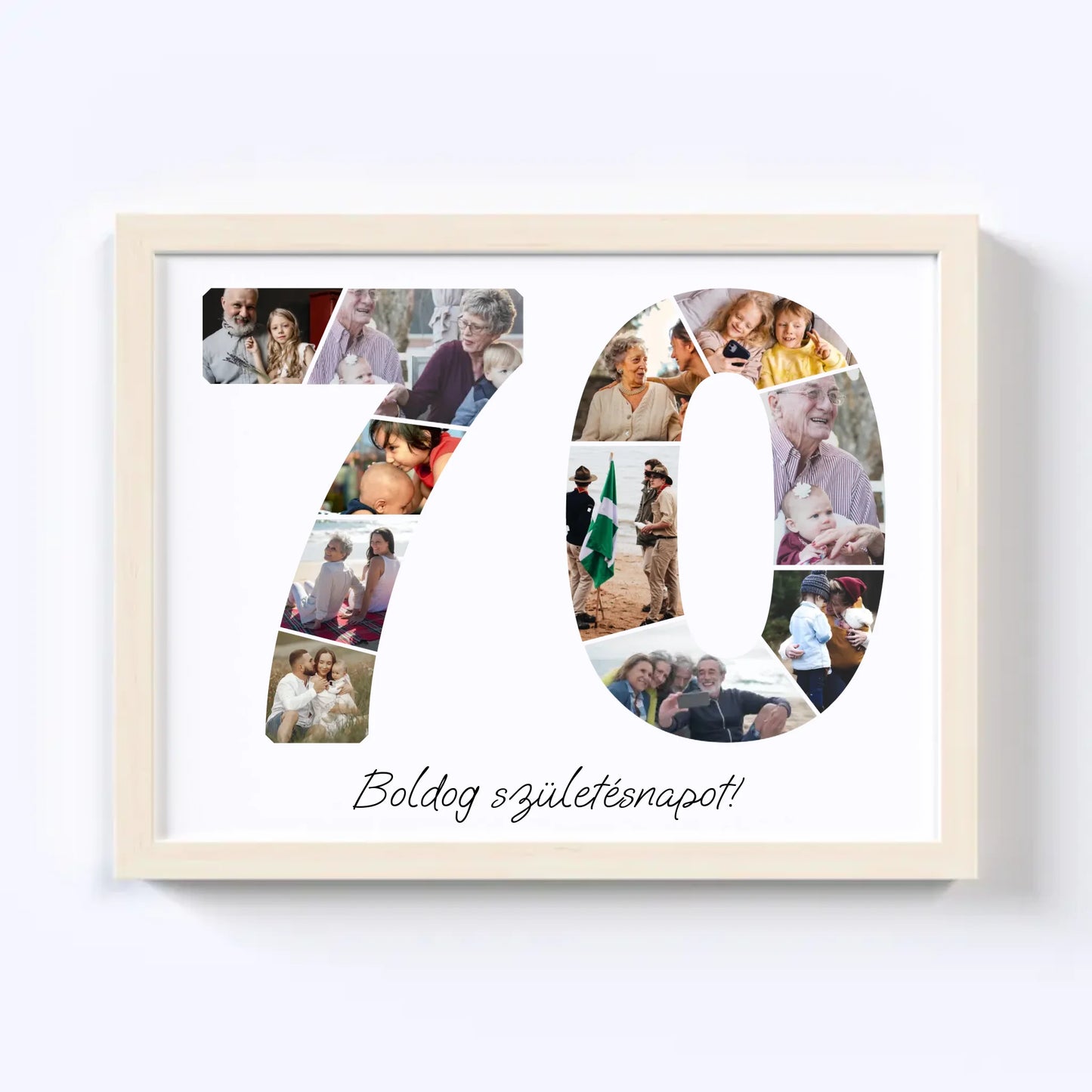 Hetvenes Születésnap Fotókollázs (70-79)