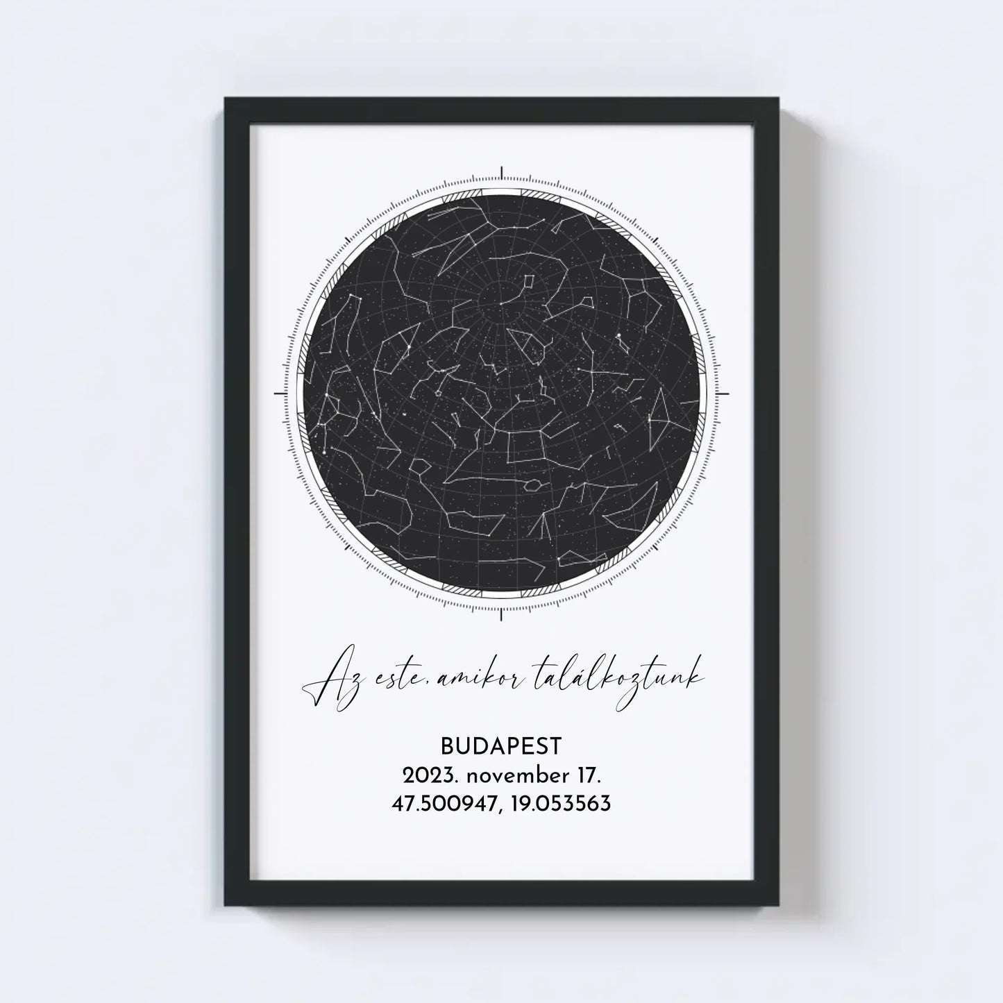 Csillagtérkép Falikép I.