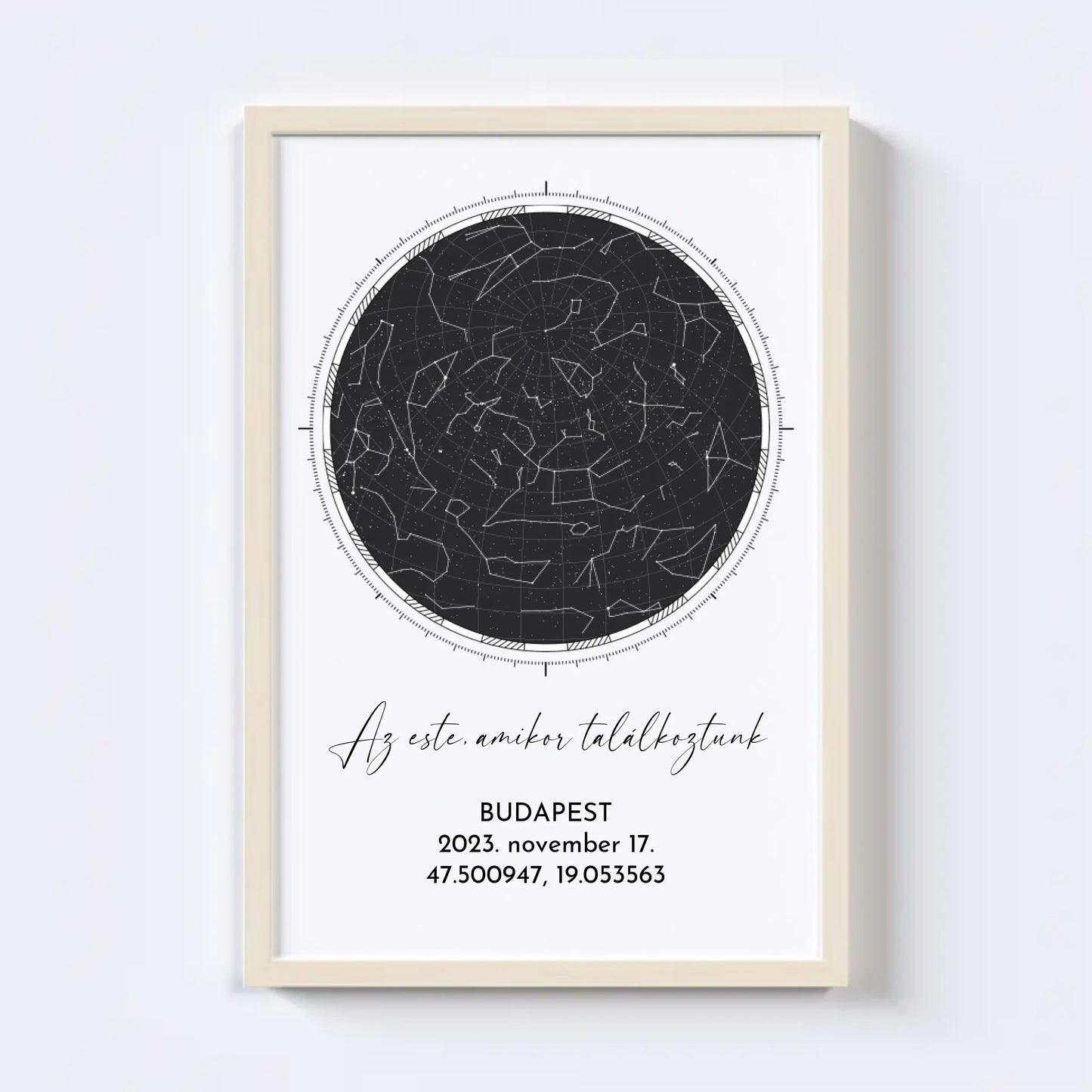 Csillagtérkép Falikép I.