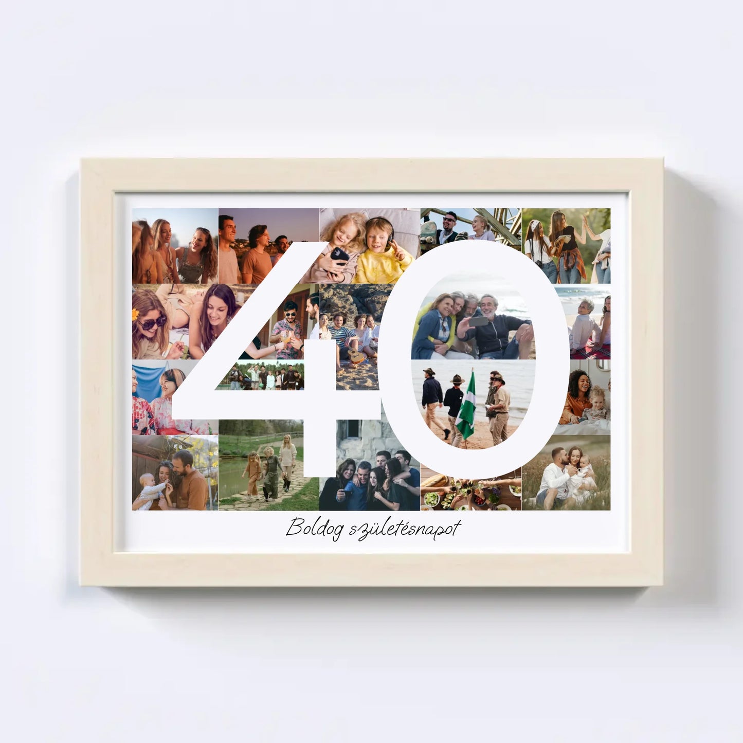40 Születésnap Fotókollázs