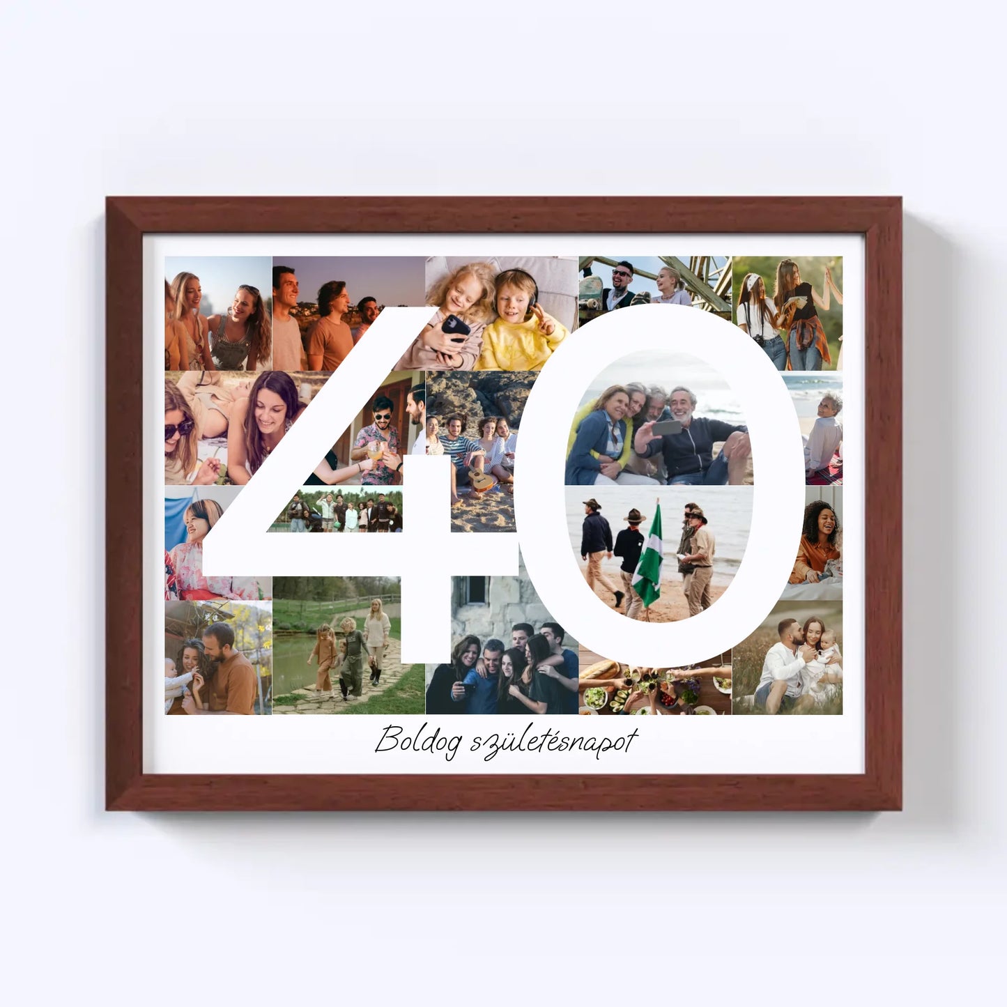 40 Születésnap Fotókollázs