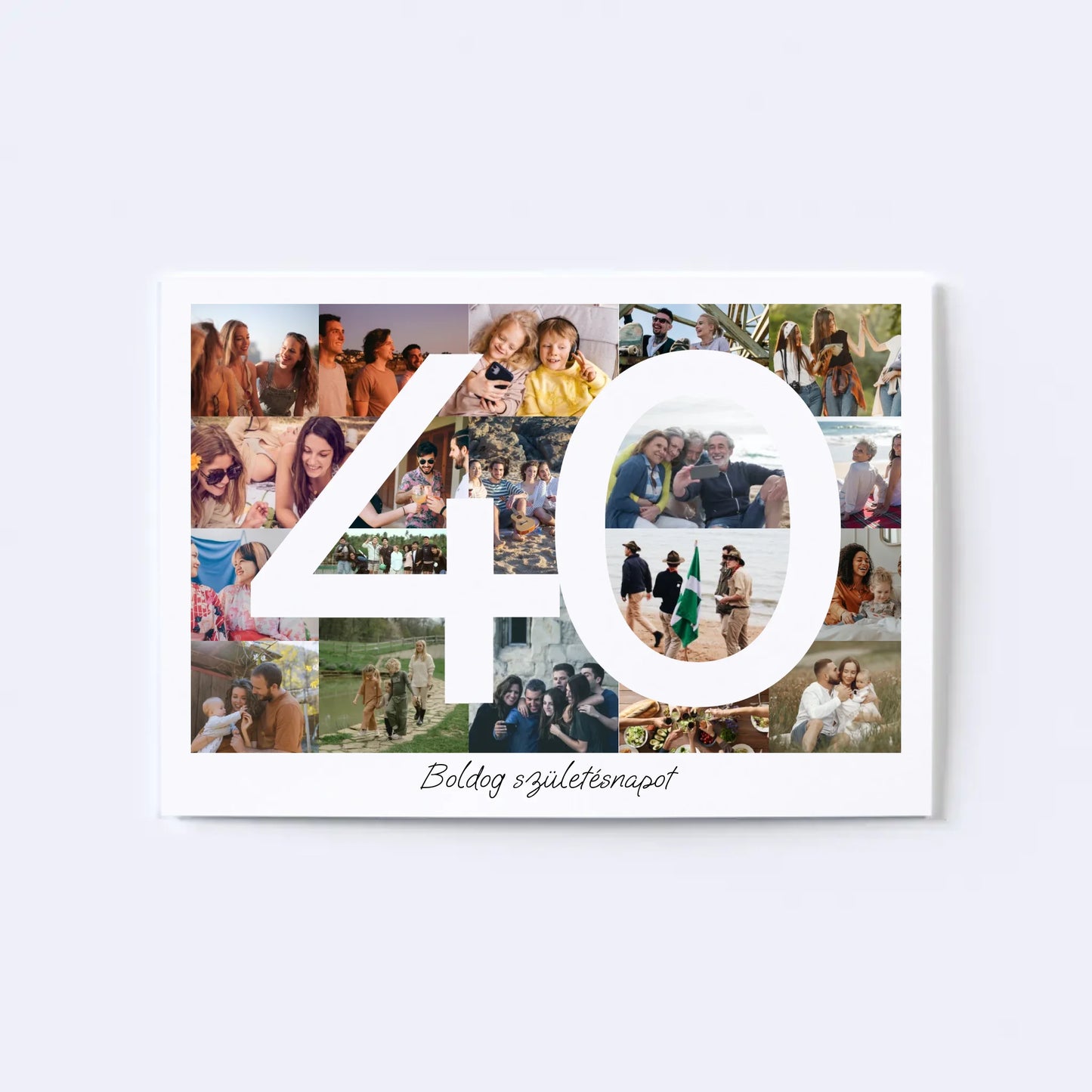 40 Születésnap Fotókollázs