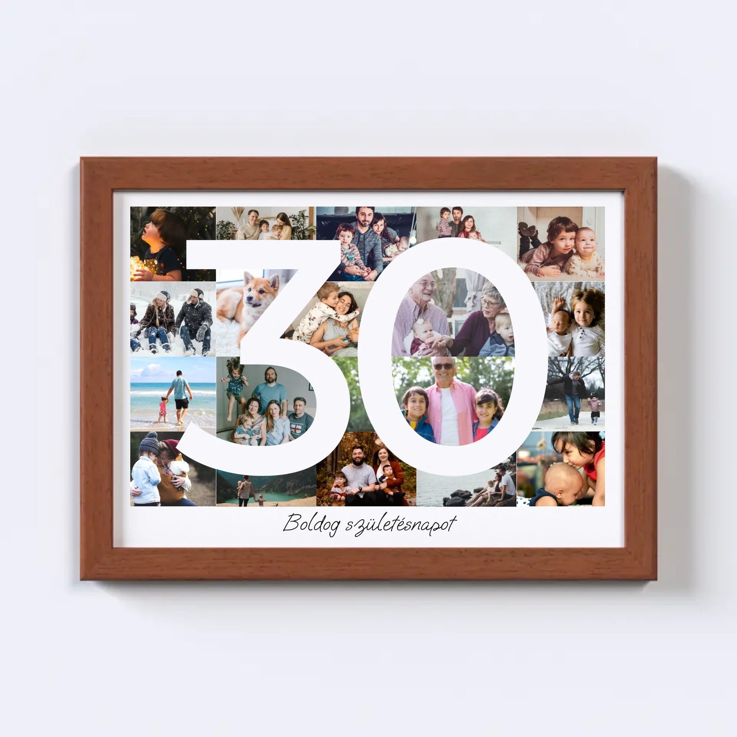 30 Születésnap Fotókollázs